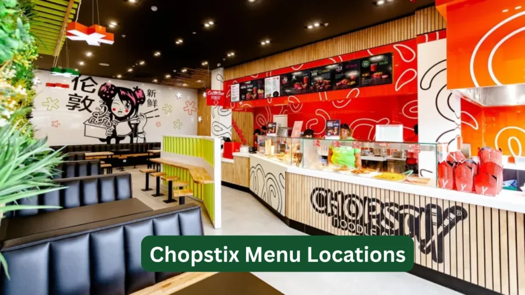 Chopstix Menu Locations