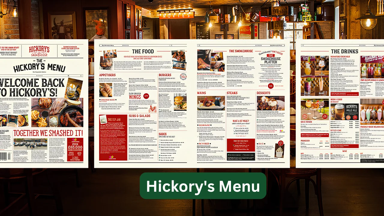 Hickorys Menu