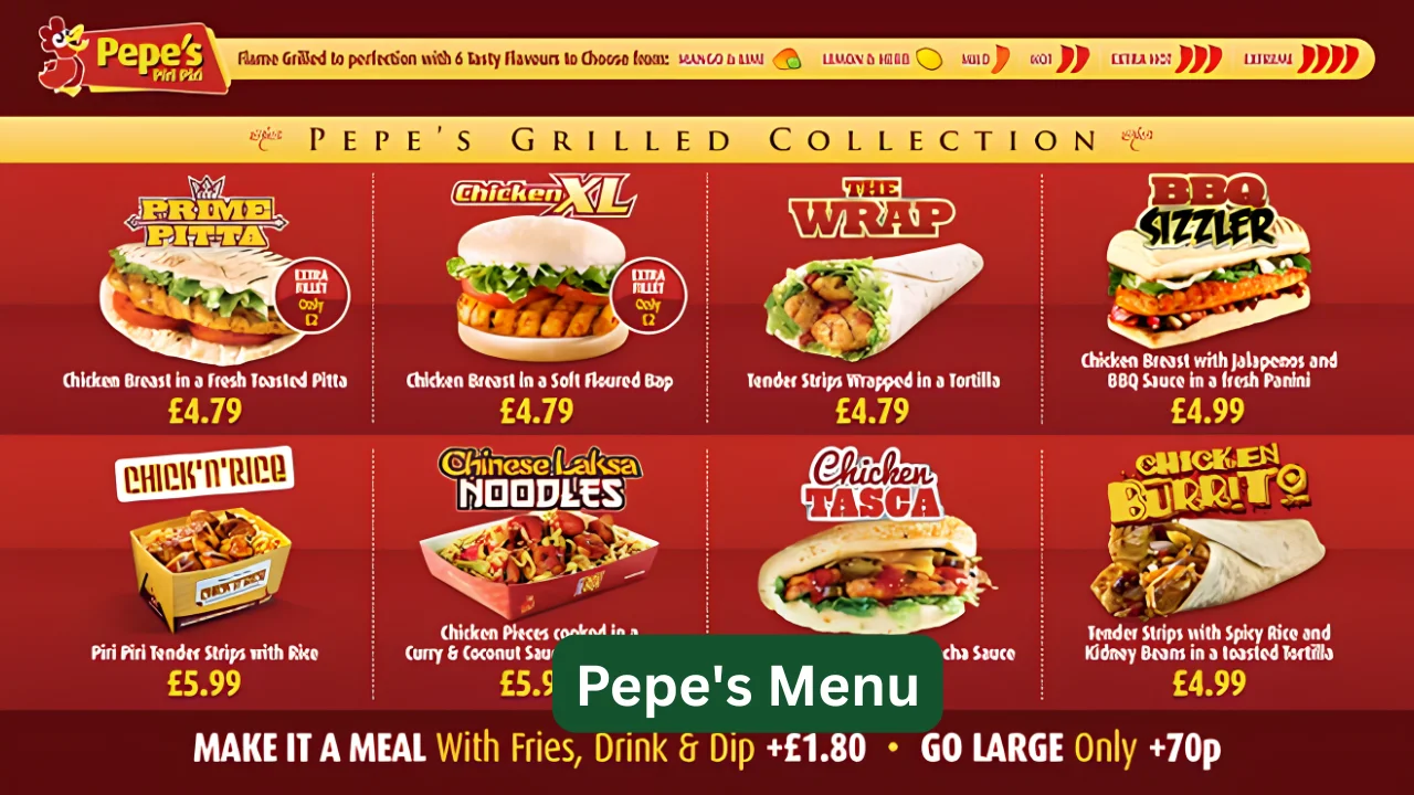 Pepes Menu