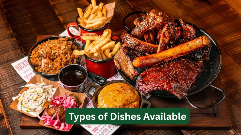 Types of Dishes Available