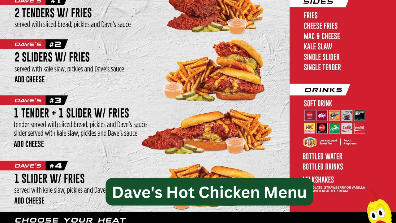 Daves Hot Chicken Menu