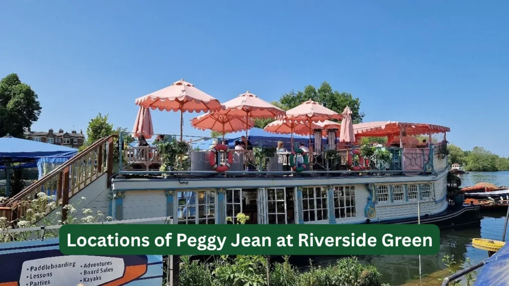 Locations of Peggy Jean at Riverside Green