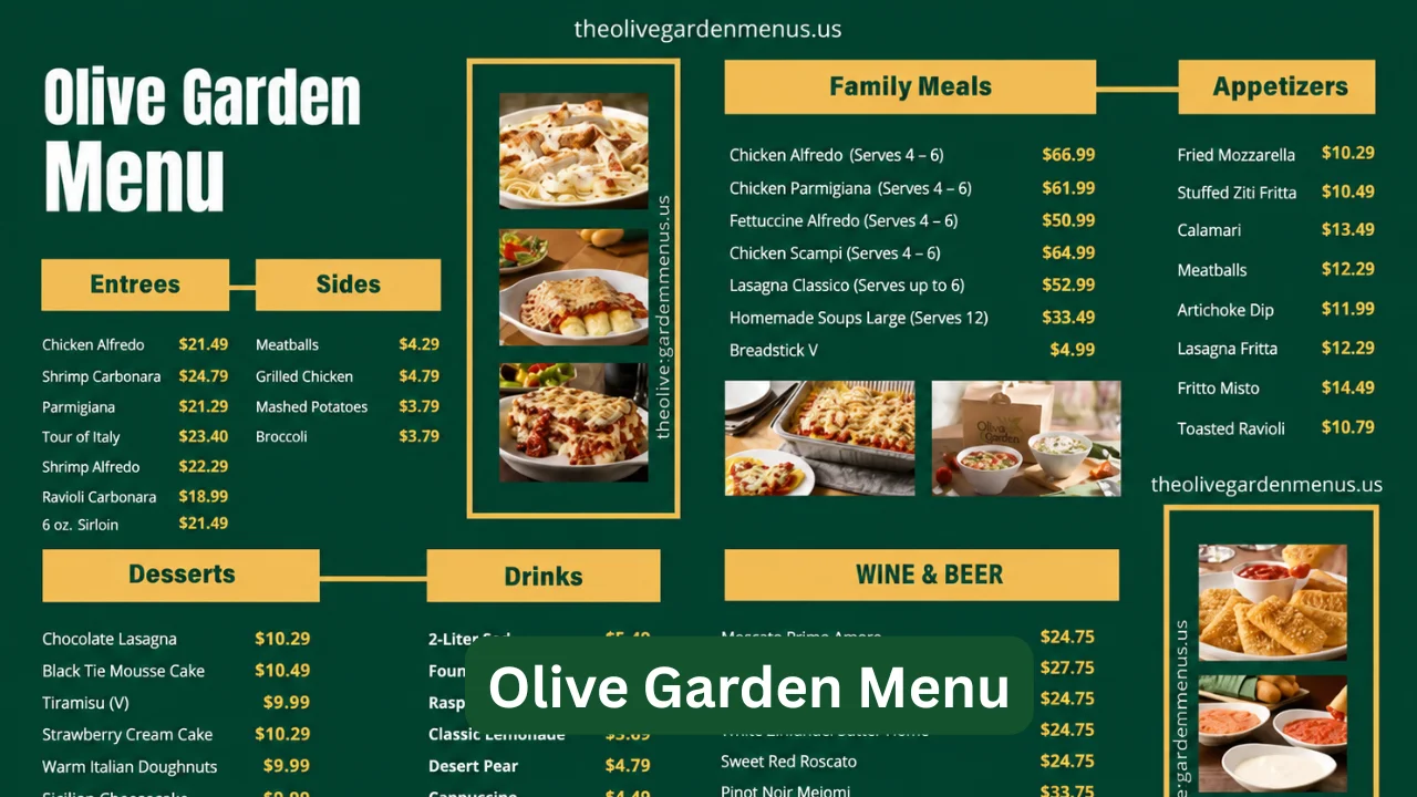 Olive Garden Menu