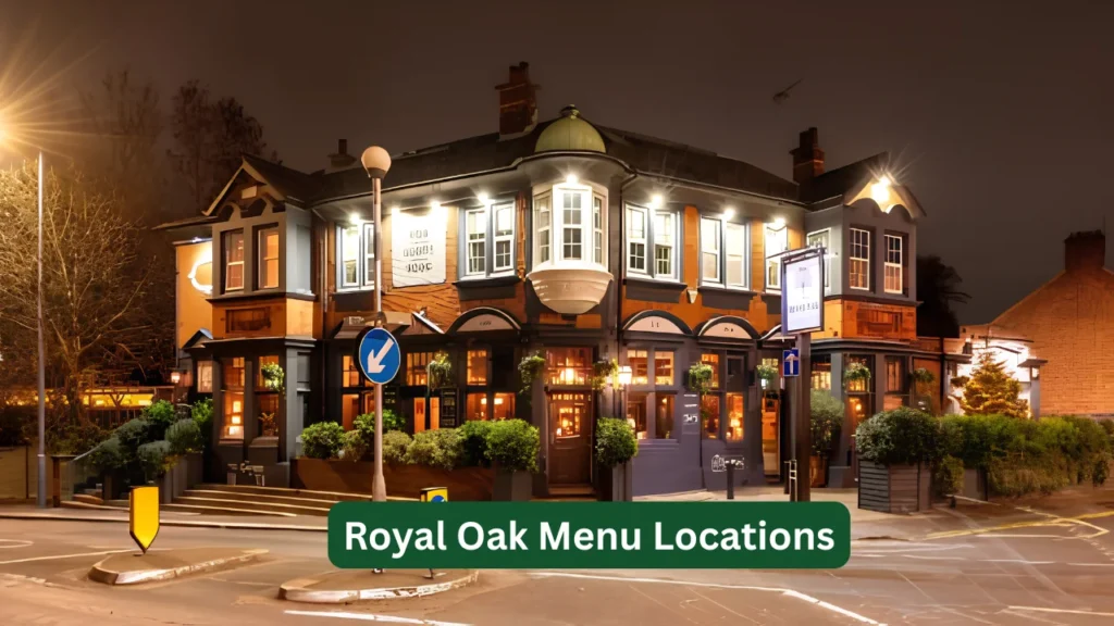 Royal Oak Menu Locations