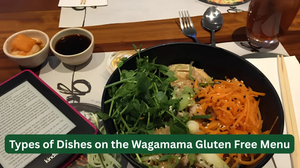 Types of Dishes on the Wagamama Gluten Free Menu