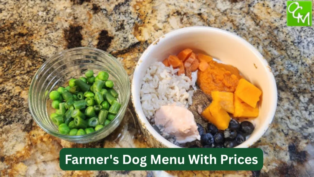 Farmer's Dog Menu With Prices