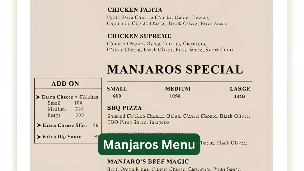 Manjaros Menu