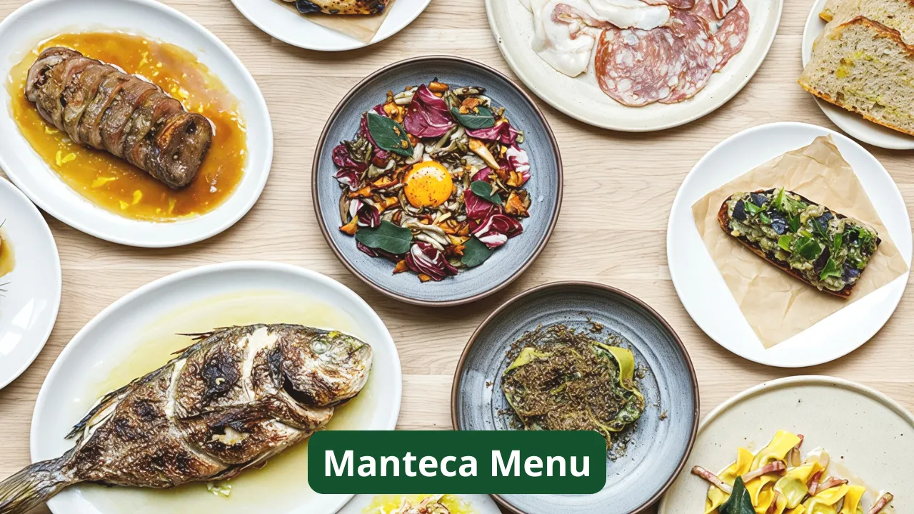 Manteca Menu