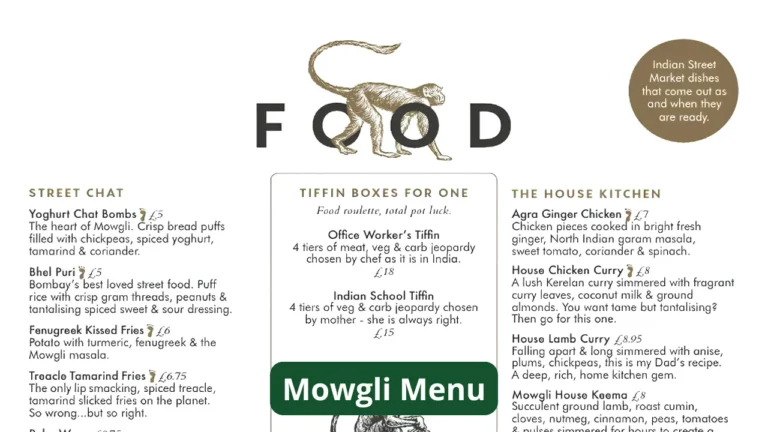Mowgli Menu
