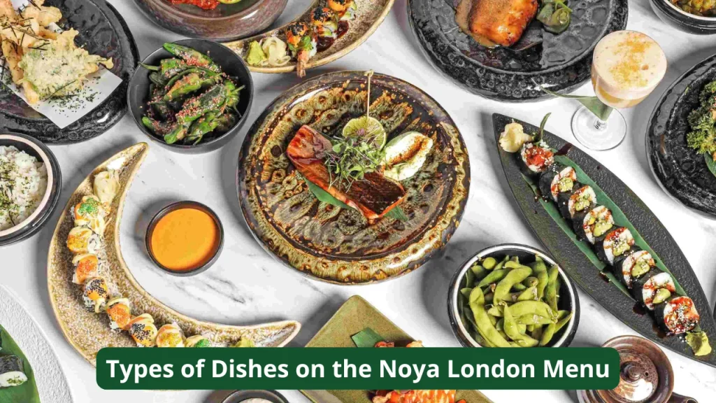 Types of Dishes on the Noya London Menu