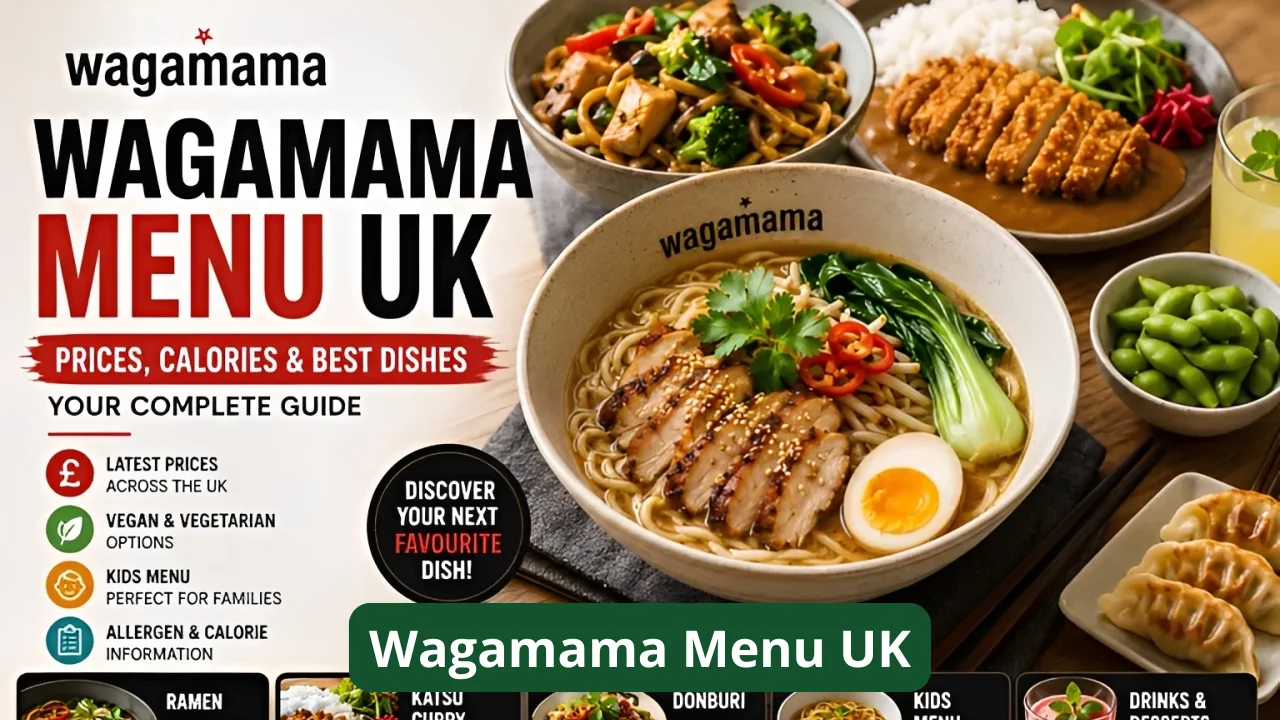 Wagamama Menu UK